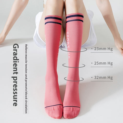 Sports Muscle Energy Compression Socks Women's Professional Fitness Running