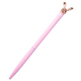 New Korean Fashion Cute Rabbit Metal Pen Metal Ballpoint Pen Custom Rotating Metal Pen Ballpoint Pen