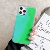 Candy Luminous Quicksand Mobile Phone Case