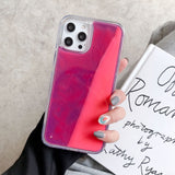 Candy Luminous Quicksand Mobile Phone Case