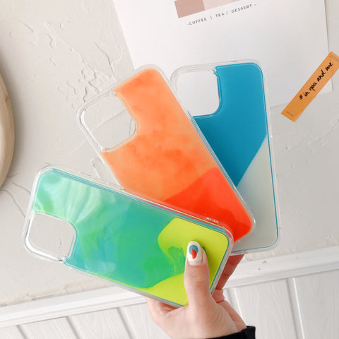 Candy Luminous Quicksand Mobile Phone Case