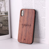 Compatible with Apple , Mobile phone case made of solid wood