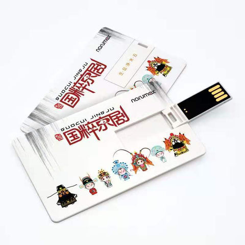 Customized Logo Advertisement on Card U Disk