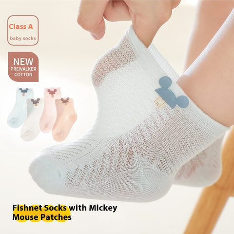 Short Summer Thin Breathable Mesh Baby Socks