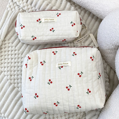 Embroidery Pattern Baby Diaper Bag Ins Cosmetic Storage Bag