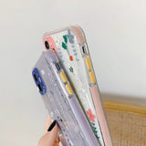 Compatible with  , Idyllic Small Flower Soft Shell Transparent Mobile Phone Case