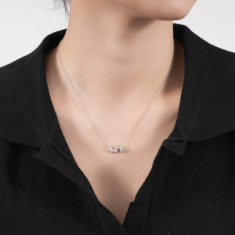 925 Silver Light Luxury Zircon Necklace