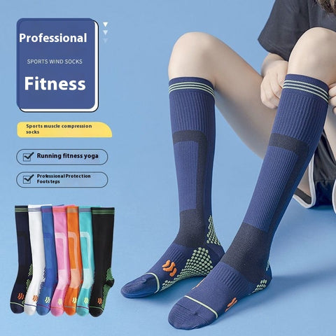 Professional Sports Fitness Tube Socks Muscle Compression