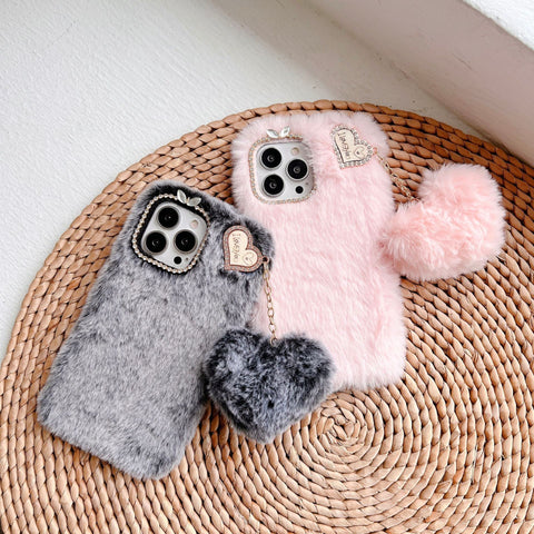 Winter Plush mobile phone case