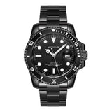 Men's Business Calendar Stainless Steel Watch