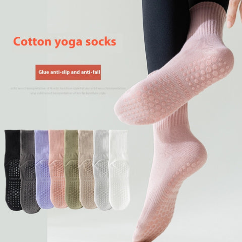 Women's Yoga Socks Tube Socks Fitness Dance Pilates Professional Non-slip Sports