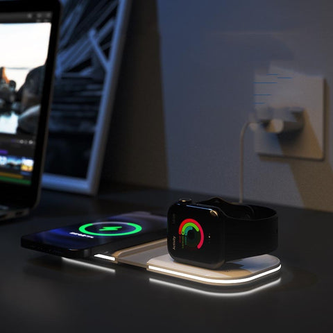 Folding Dual Magnetic Desktop Wireless Charger