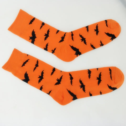 Halloween Cartoon Men's Middle Socks